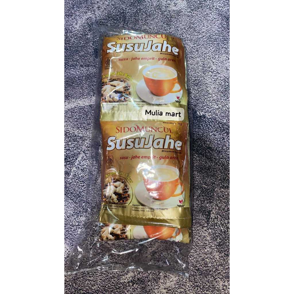 

SUSU JAHE SIDOMUNCUL ISI 10 BUNGKUS ,PER PACK