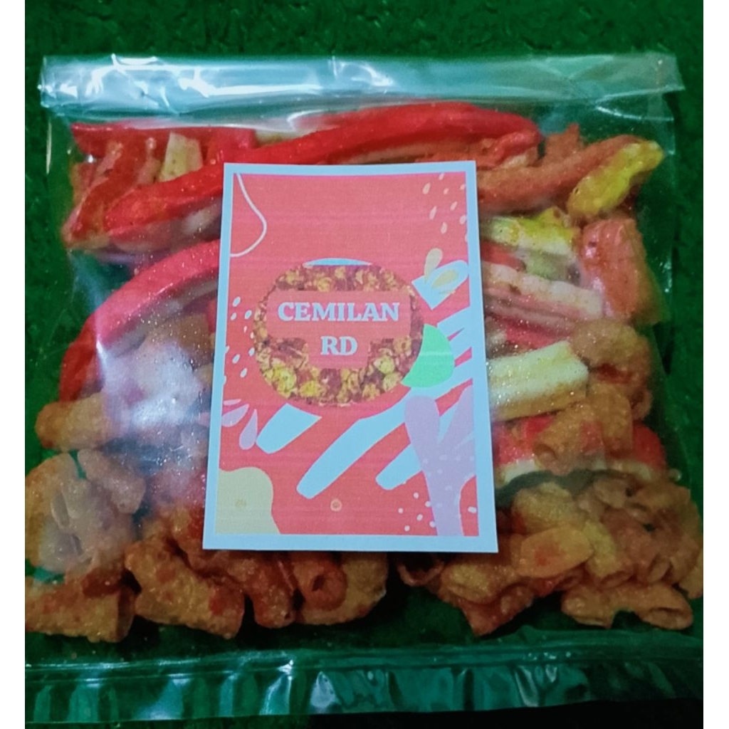

KERUPUK SEBLAK BETON mix makaroni imut
