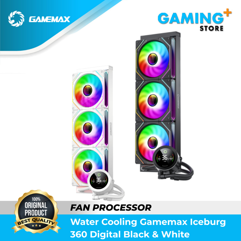Gamemax Water Cooling Iceburg 360 Digital / AIO Water Cooler