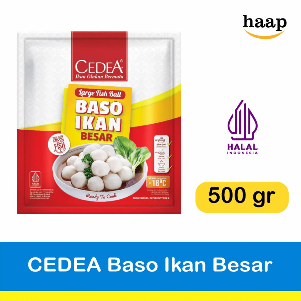 

Cedea Baso Ikan Besar 500gr / Bakso Ikan