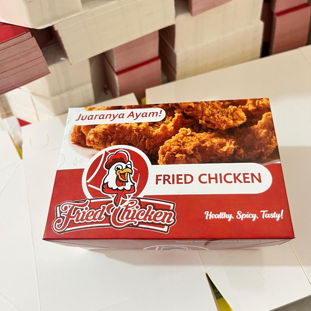 KFC 1  Size XS/ Box friedchicken /dus KFC S / XS/dus ayam aja /box ayam geprek/ paperluchbox /take a