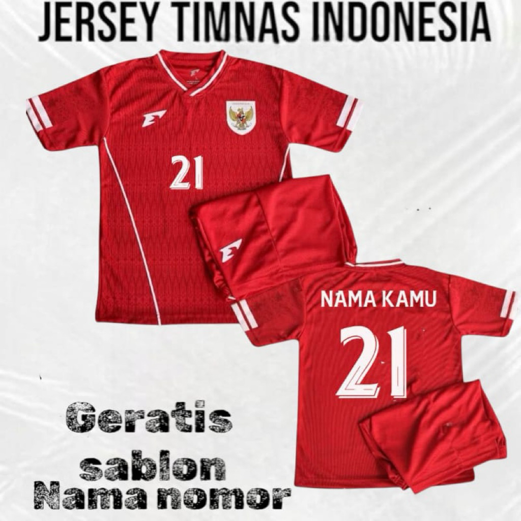 Cod Geratus Sablon Nama Nomor Setelan Baju Bola Jersey Anak 5-13 Tahun Terbaru Futsal Kaos Sepak Bol