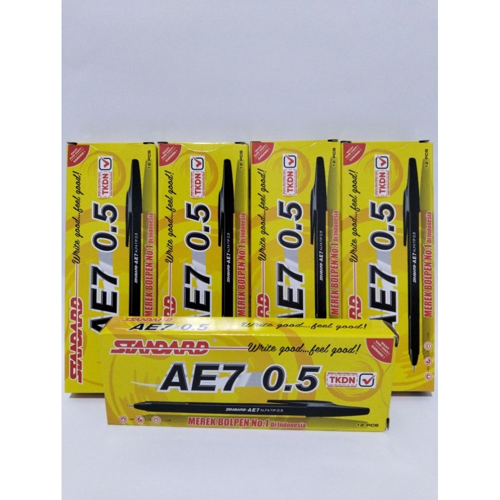 

pena/bolpoin standar hitam isi 12pcs.