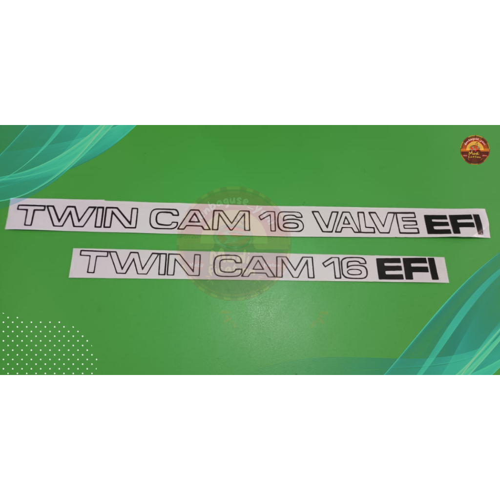 Stiker Twincam 16 EFI Stickers for Corolla Liftback