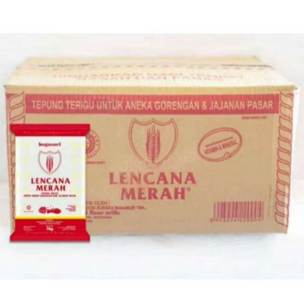 

Terigu Kemasan Lencana Merah 1kg