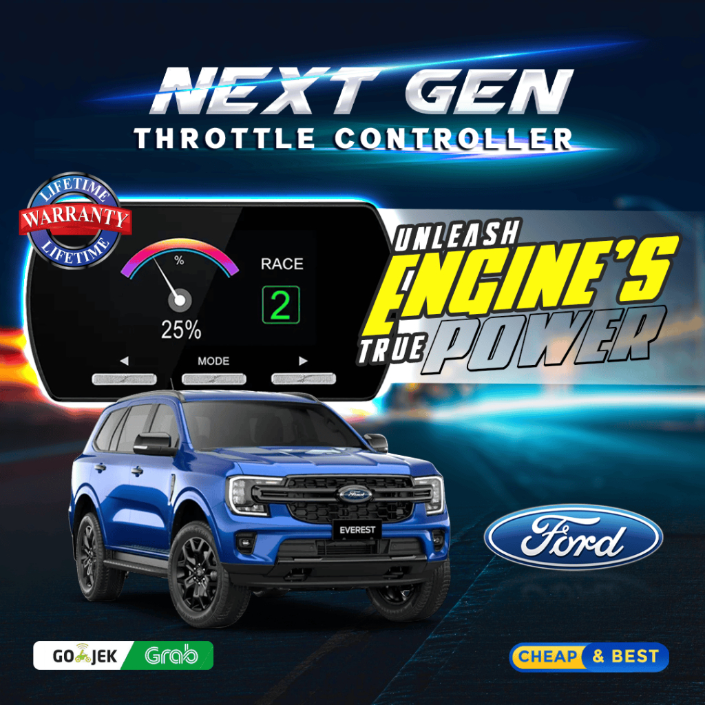 9 DRIVE FORD EVEREST SPORT PIGGYBACK NEXT GEN THROTTLE CONTROLLER REMAP