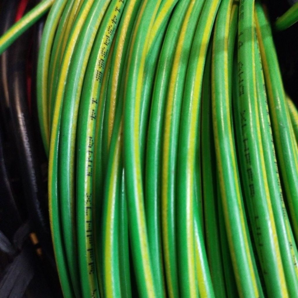 KABEL SERABUT 14 AWG 14AWG GROUNDING TEMBAGA PUTIH ECER METERAN