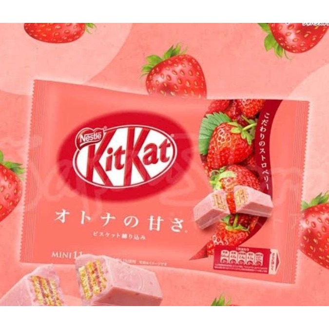 

Kitkat Japan Original rasa Strawberry