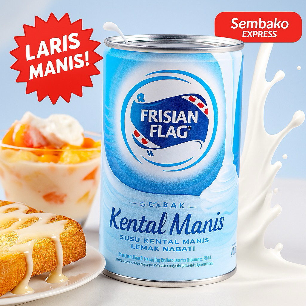 

Frisian Flag Kental Manis 490g – Susu Lezat Serbaguna untuk Keluarga