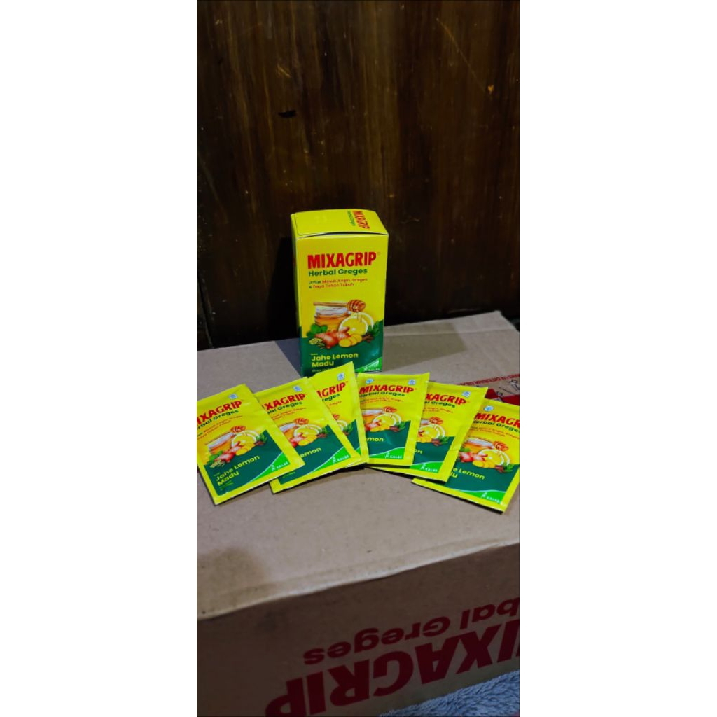 

Mixagrip herbal greges beli 1 box dapat hadiah menarik