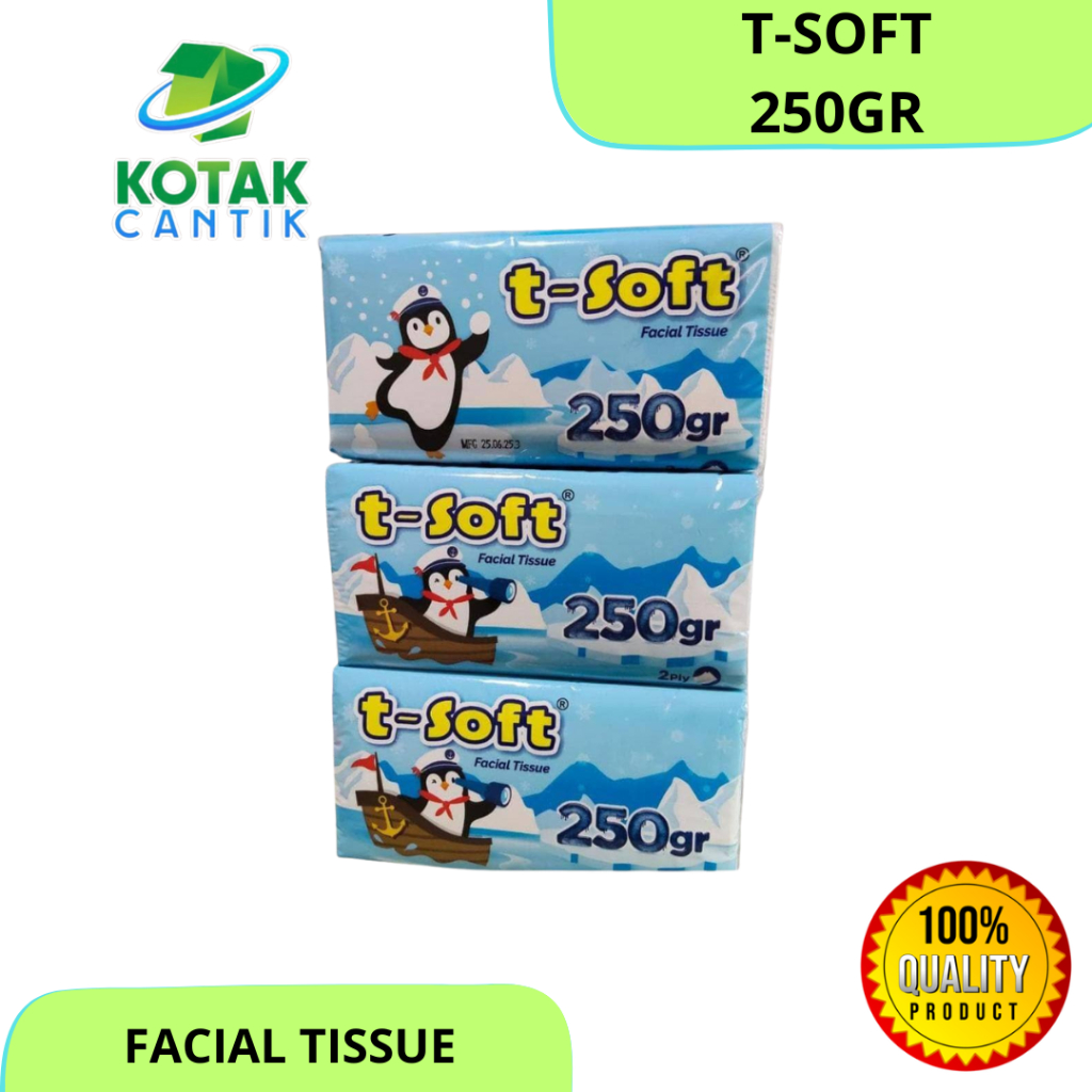 TISSUE T-SOFT 250gr FACIAL TISSUE T SOFT 250gr