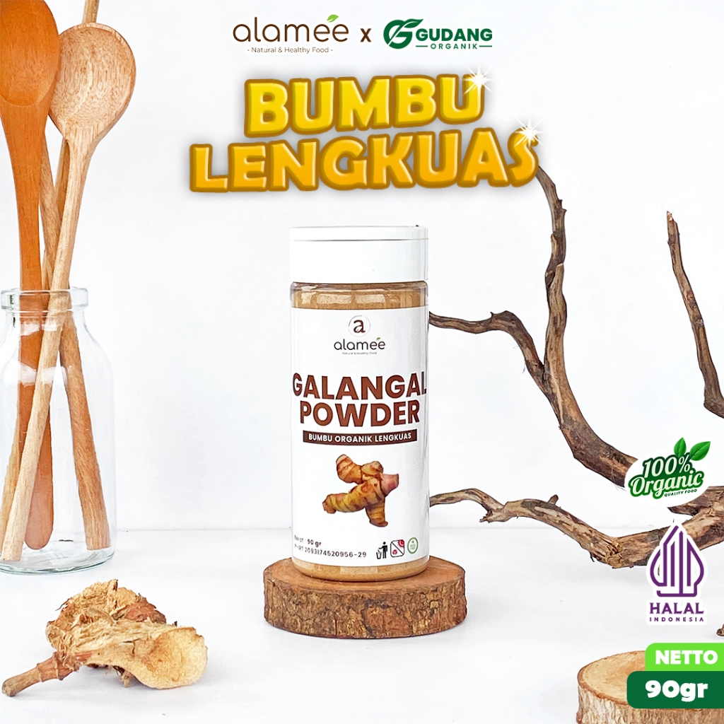 

alamee bumbu organik lengkuas tabur menyajikan aroma segar dan rasa pedas sebagai pilihan sehat