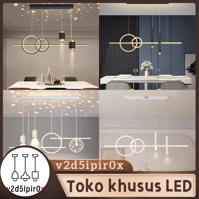 Lampu gantung estetika Lampu gantung langit berbintang suasana sederhana Lampu gantung restoran Lamp