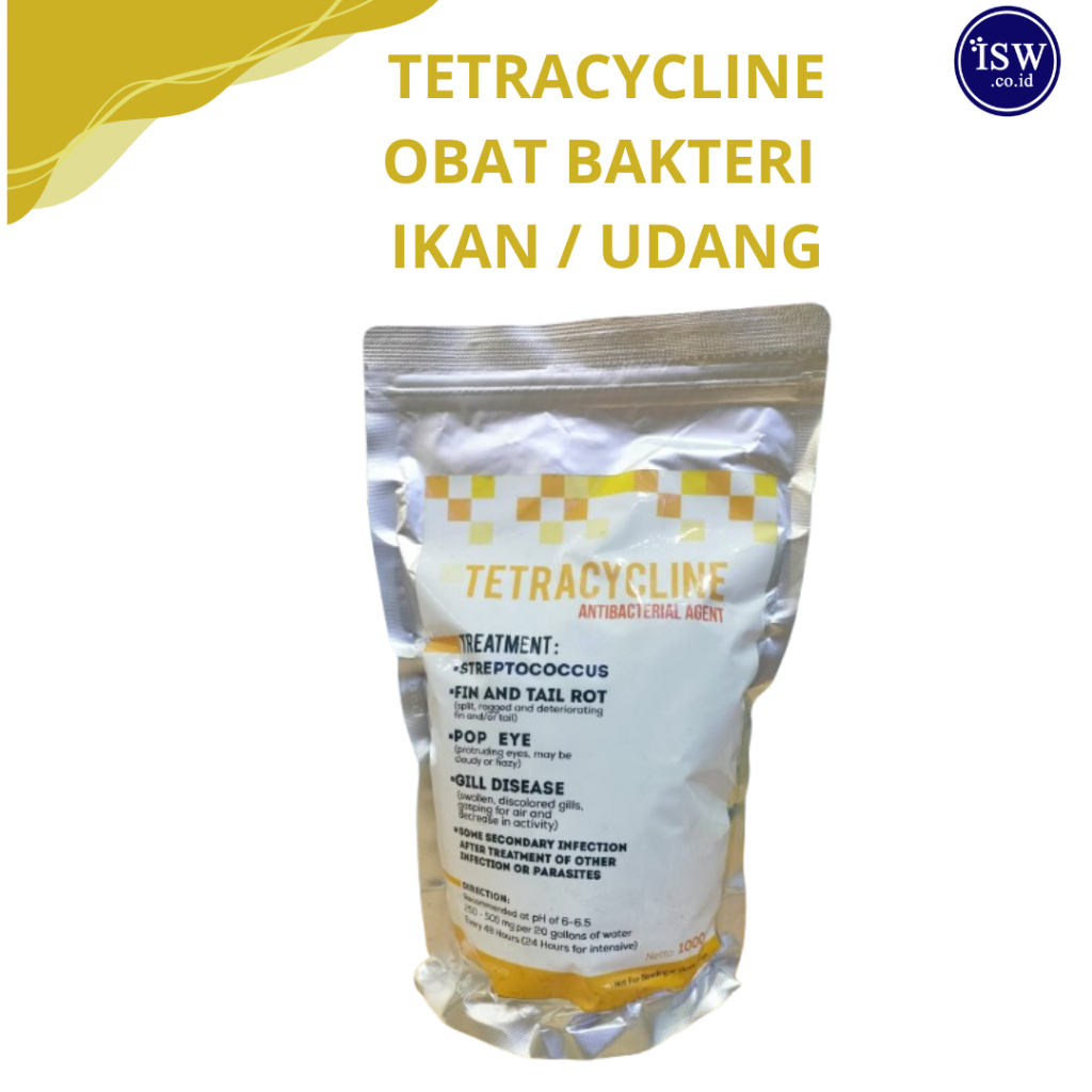 TETRACYCLINE OBAT ANTI BAKTERI PADA IKAN @1 KG