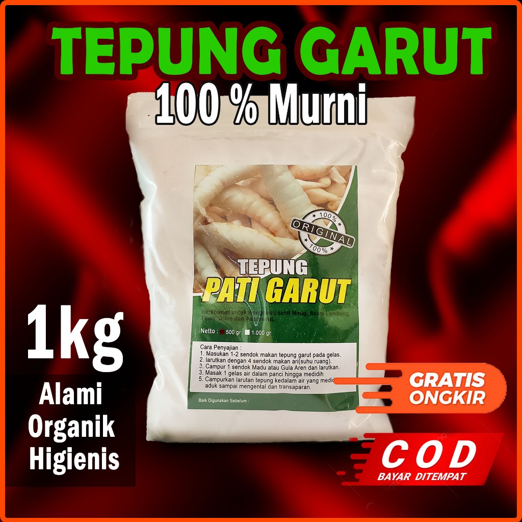 

Tepung Garut untuk Asam Lambung 1kg Kualitas Premium.