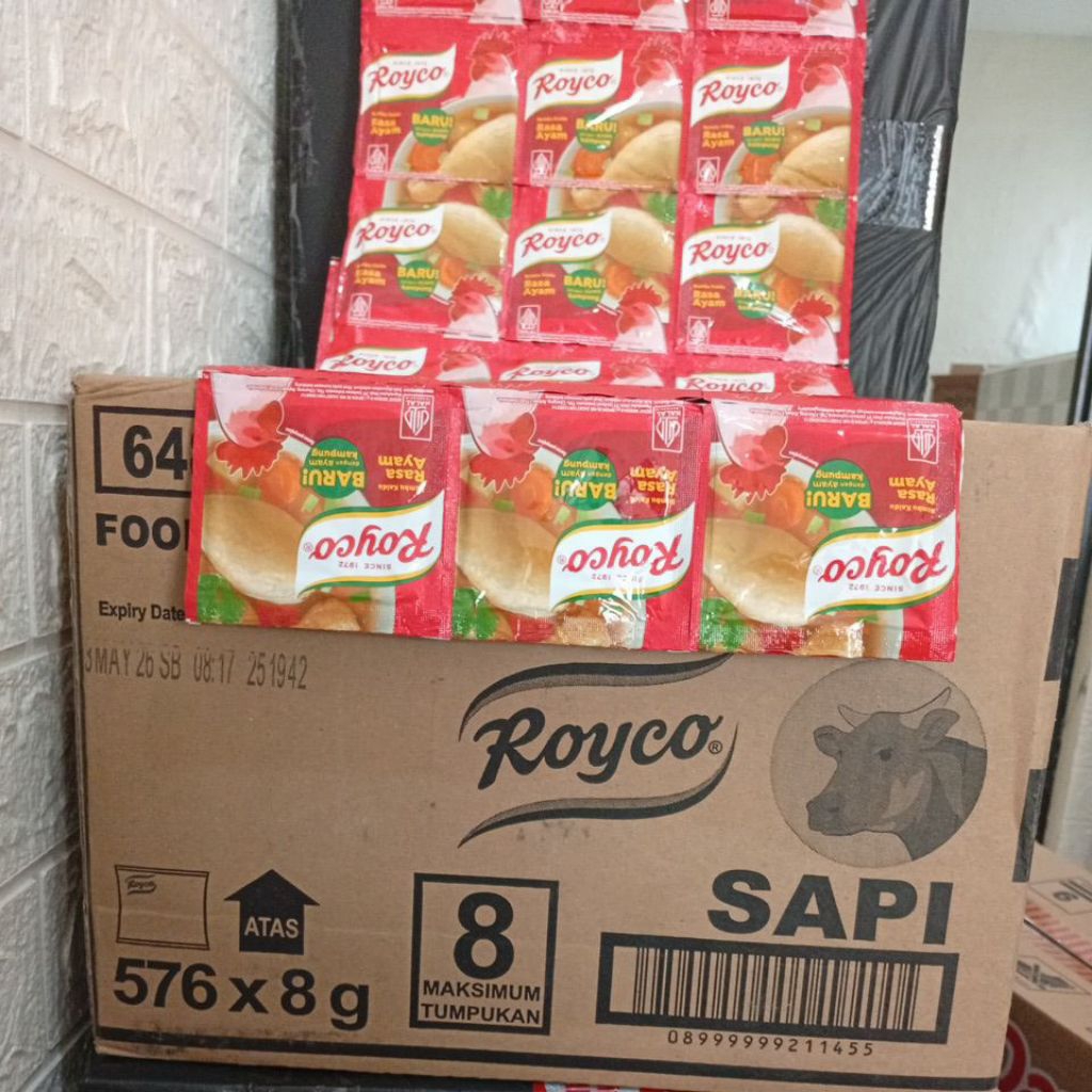 

Royco kaldu penyedap masakan rasa ayam dan sapi 1 dus
