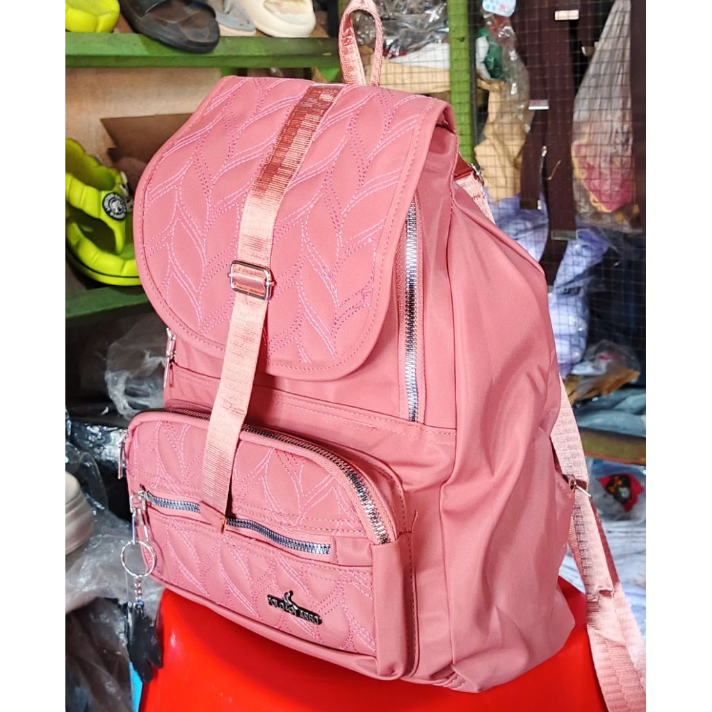 Tas Ransel Cewe Pink