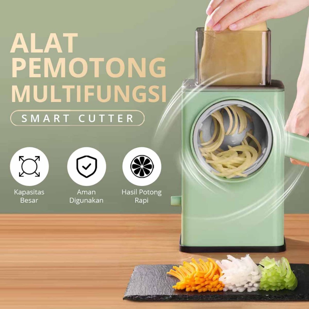 Terbaru Chopper Cutter Pemotong Buah Dan Sayur Multifungsi Alat Pemotong Sayuran Dan Buah