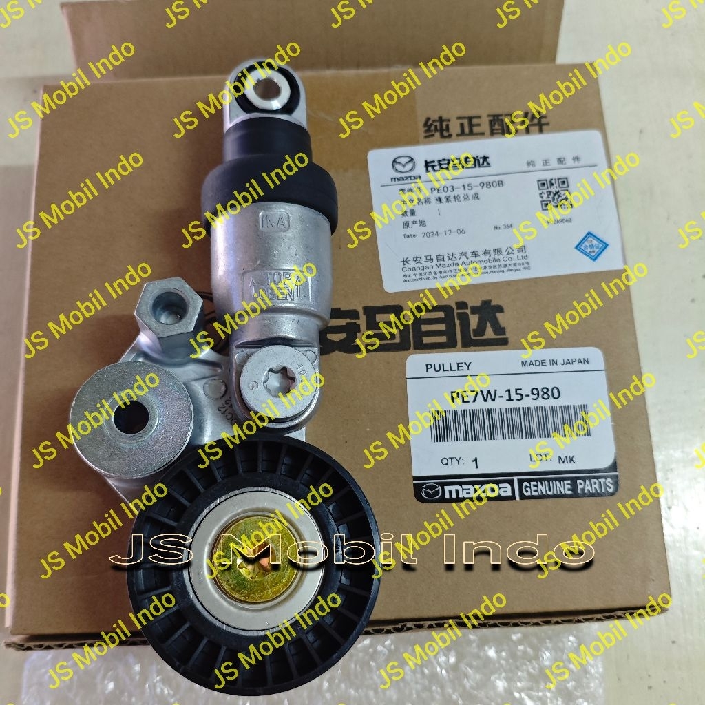 Tensioner Assy Fan Belt Tensioner V Belt Tensioner Fanbelt Mazda CX-5 CX5 CX 5 Tipe KF KL Asli