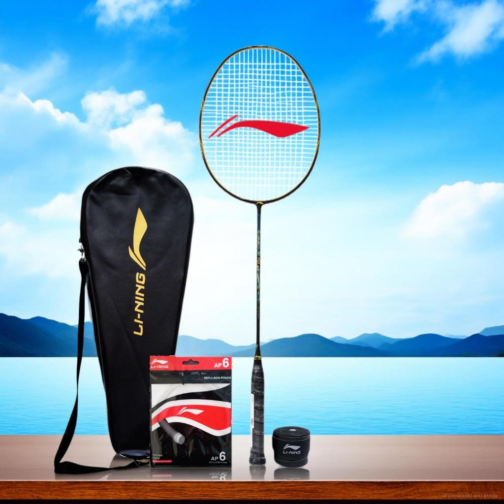 Raket Lining Turbo X70 G5 Bonus Komplit Raket Badminton Lining Turbo X70