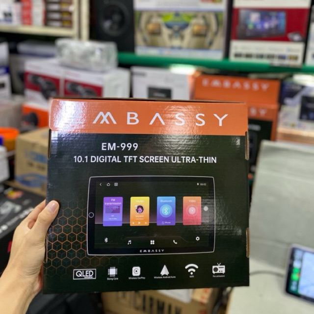 tv clip on atau head rest monitor android