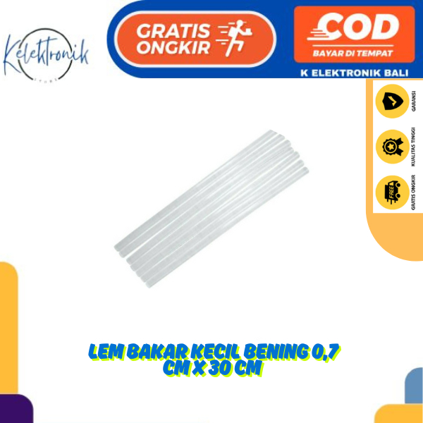 

ISI LEM TEMBAK REFILL LEM BAKAR KECIL BENING 0,7 cm x 30 cm