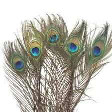 1pcs Replika Bulu Merak Sintetis Bulu Merak Bulu Burung Sintetis
