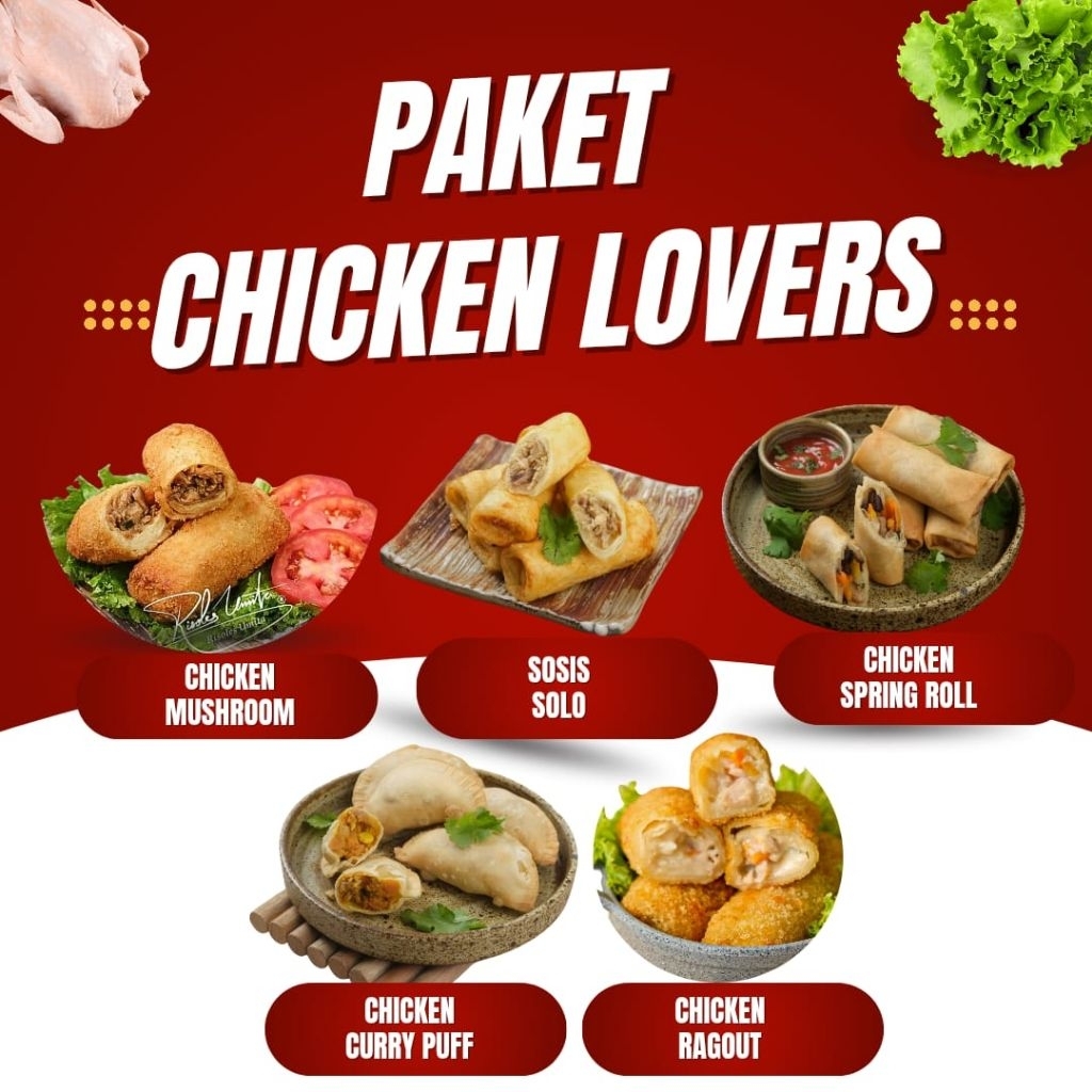 

Paket chicken lovers risoles umita frozen