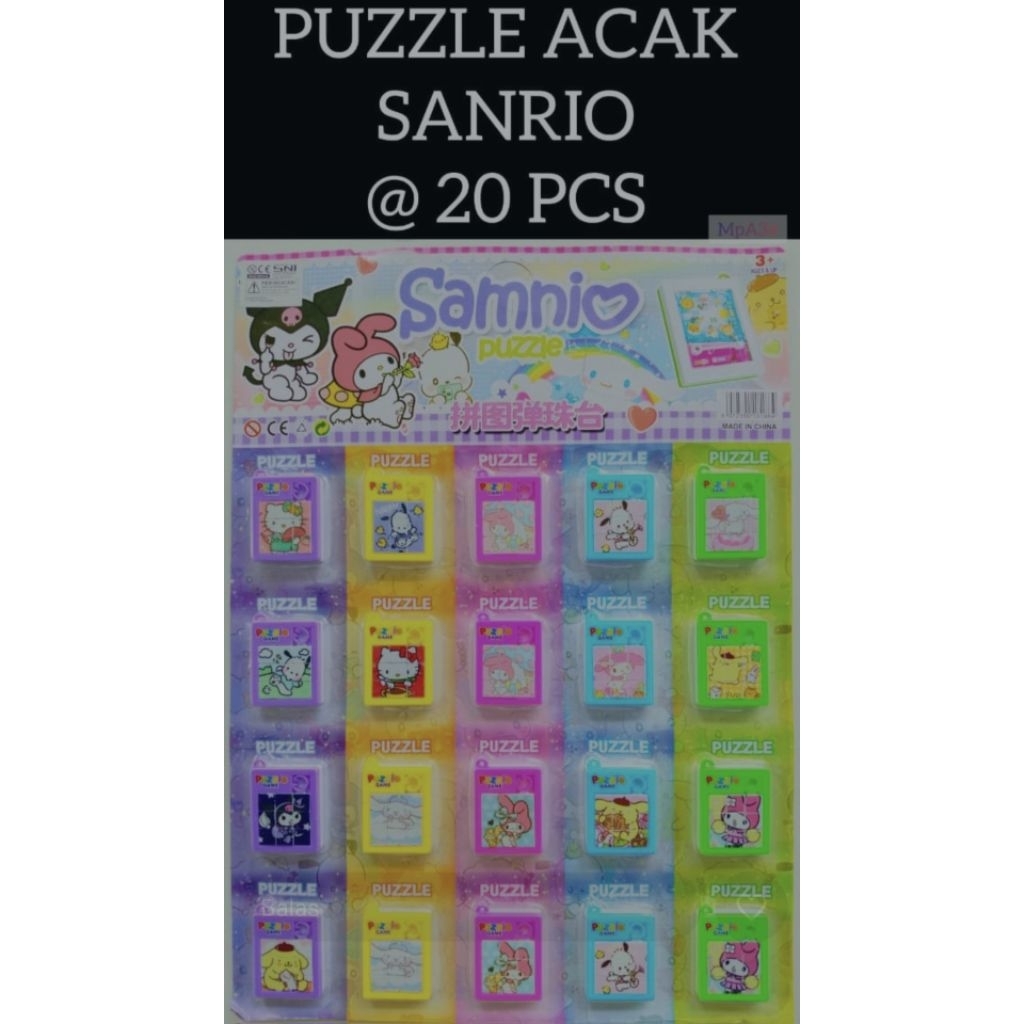 [20pc Layar] Puzzel Acak Mini Kuromi