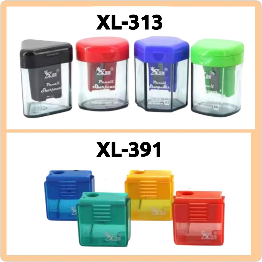 

Rautan pensil XL-313, XL-391 per pcs / Serutan 1 lubang XL-313, XL-391 (1 pcs) / Sharpener 1 lubang / Peruncing