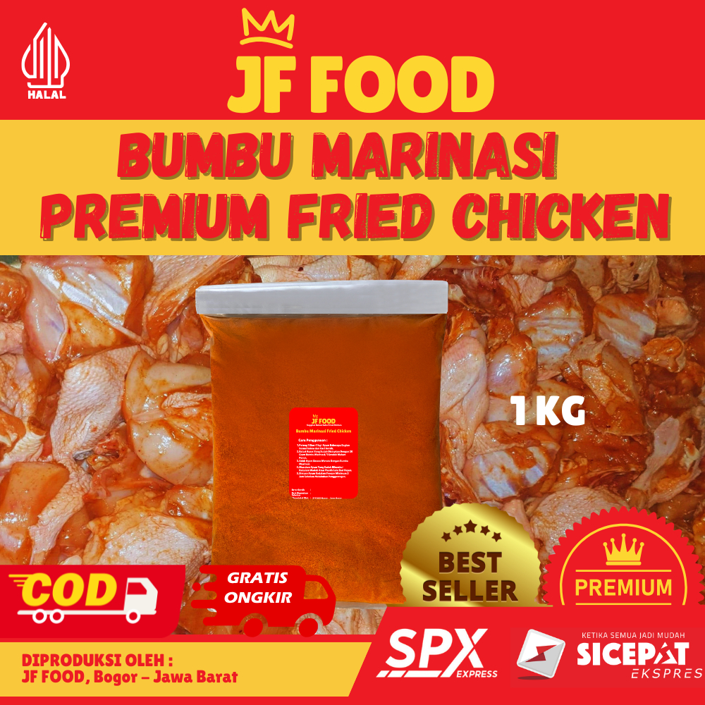 

Bumbu Marinasi Ayam Fried Chicken Crispy Premium 1 Kg