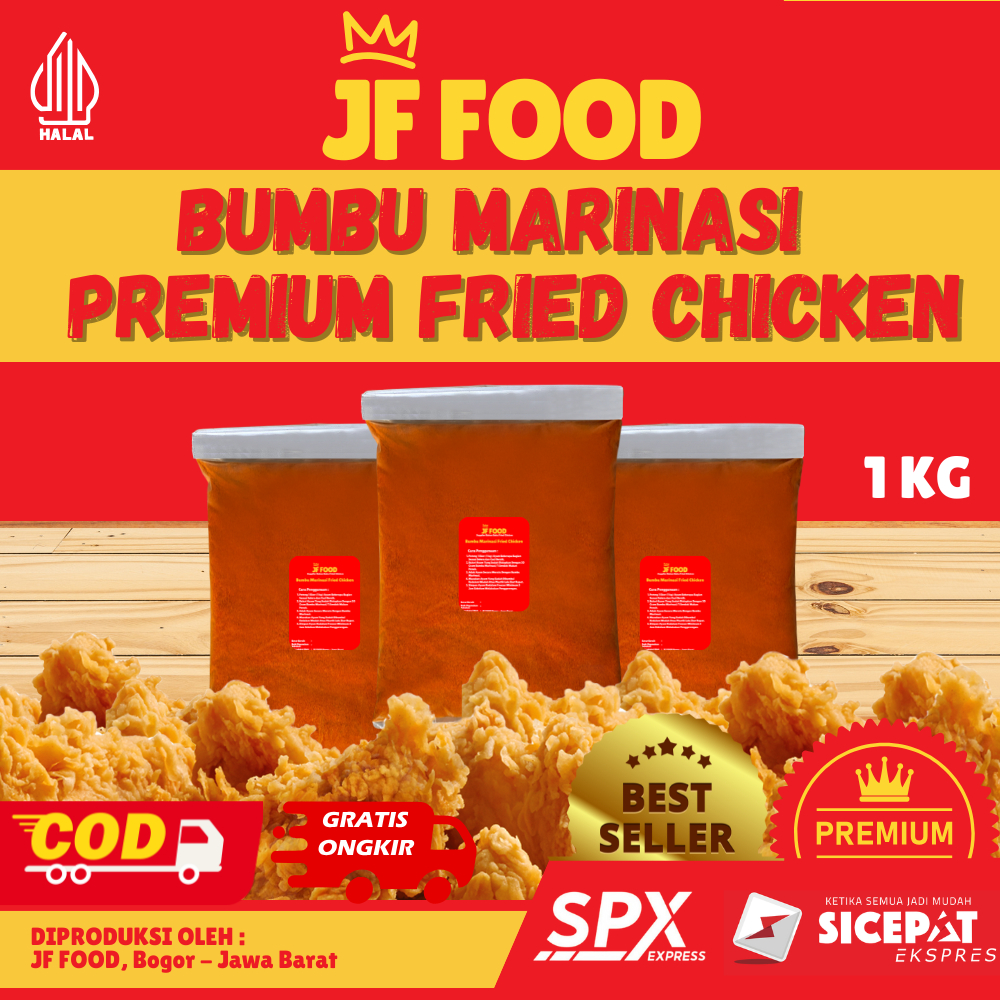 

Bumbu Marinasi Ayam Fried Chicken Premium 1 Kg