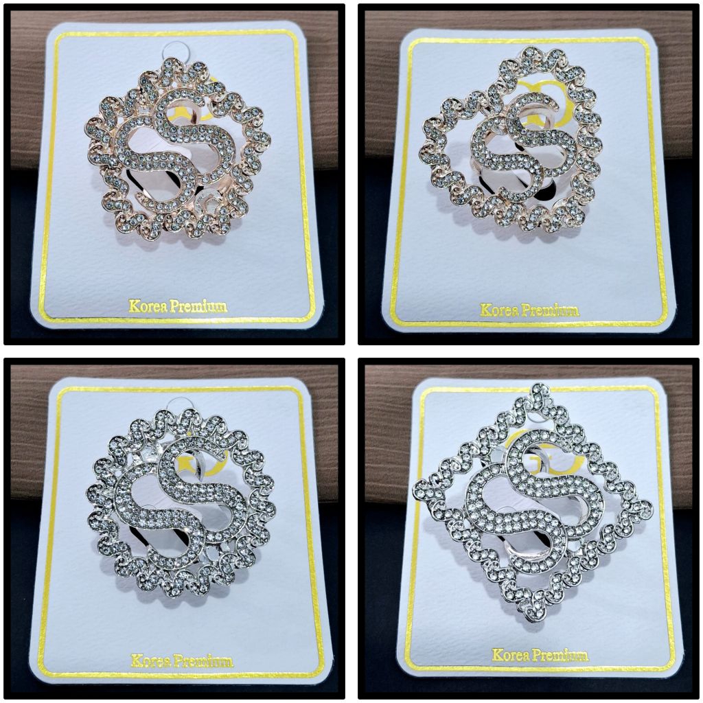 Bros Ring SS Mata | Ring Jilbab | Ring Kerudung Mata