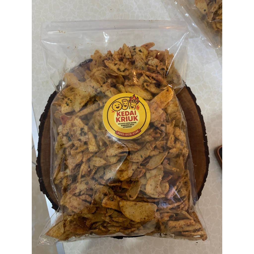 

basreng renyah kedaikriuk 1kg|basreng daunjeruk||basrengchilioil||basrengpefasdaunjeruk||basrengikan