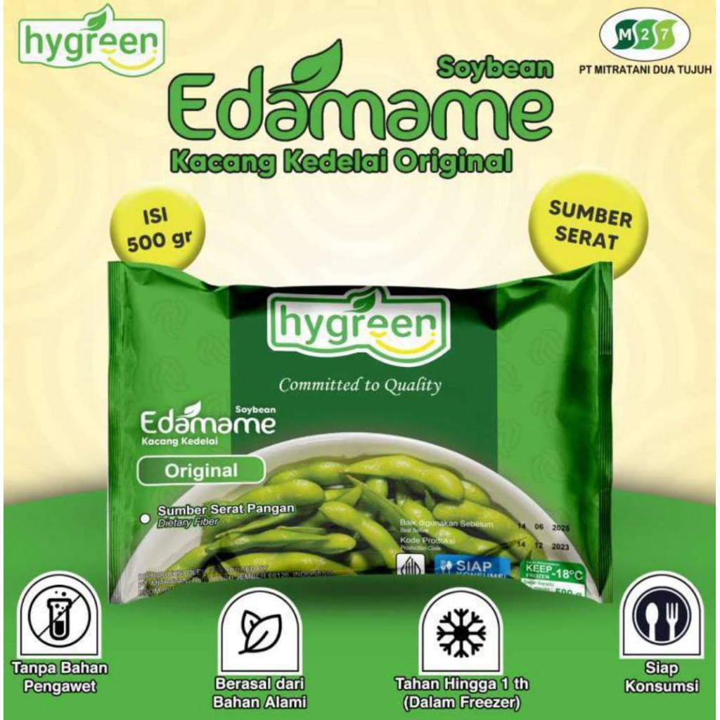 

Hygreen Edamame Original 500gr