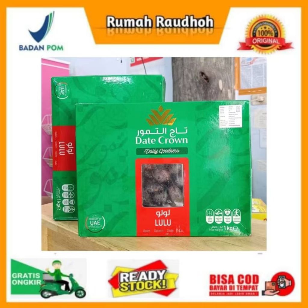 

KURMA LULU DATE CROWN ORIGINAL 1 KG
