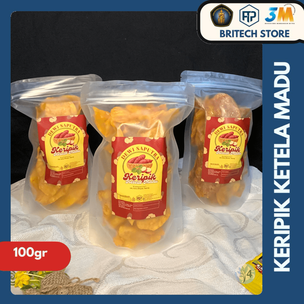 

Keripik Ketela Madu Premium 100 Gram | Dewi Saputra | Halal