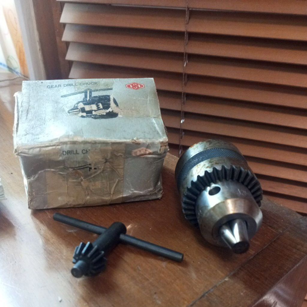 Gear Drill Chuck Drat Kepala Bor 13 mm 3/8" 24 UNF