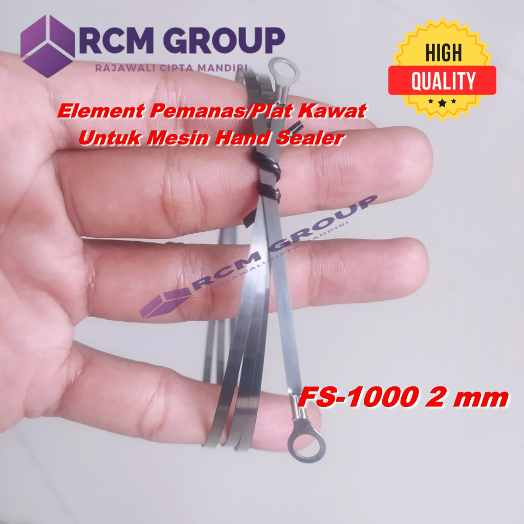 Plat Kawat Pemanas Mesin Press Hand Sealer Lebar 2mm Elemen Pemanas Hand Sealer FS-1000