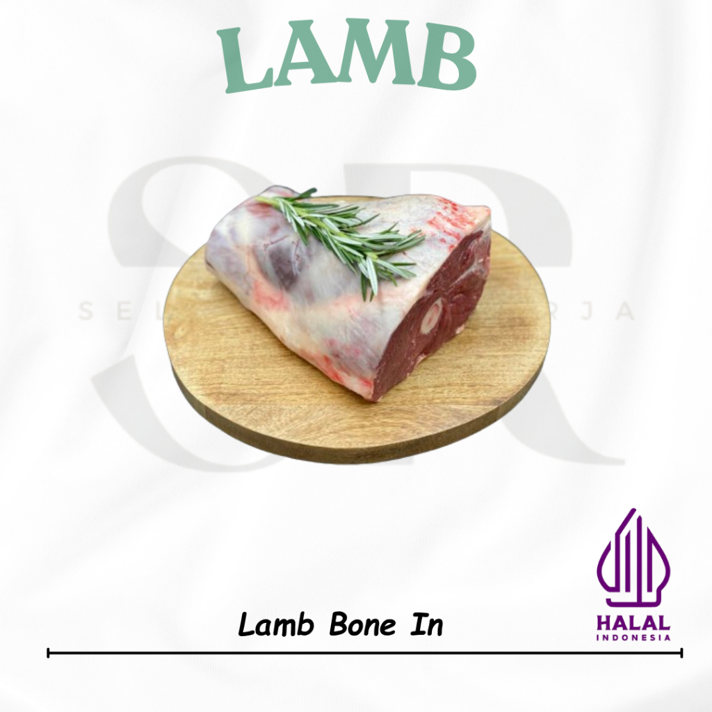 

Daging Paha Domba Muda / Lamb Leg Bone-in Import AUS Frozen 500 gr 1 Kg Tangerang