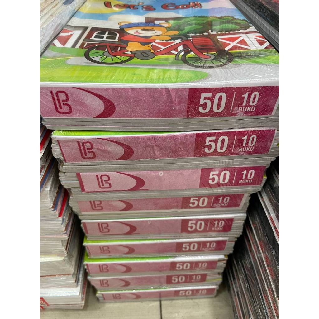 

BUKU TULIS BIASA MERK BP 50 (ISI 50 LBR) PER PACK/PAK
