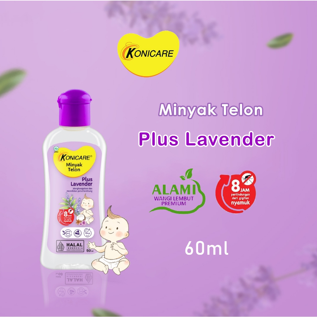 KONICARE Minyak Telon Plus Lavender | Minyak Telon Hangat