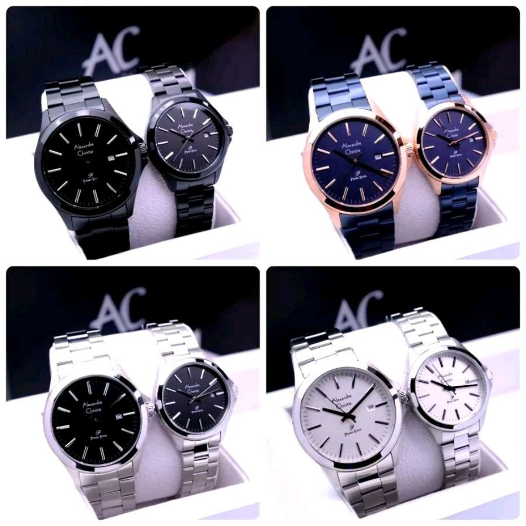 Jam Tangan Couple 1026 Alexandre Christie 1026 AC1026 AC 1026 [Original]