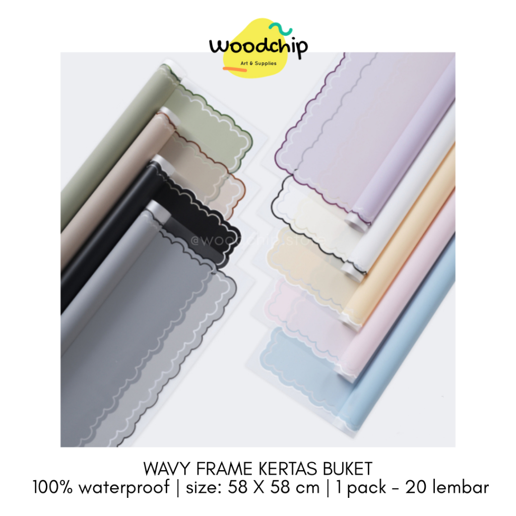 

[PACK] WAVY FRAME CELLOPHANE (1 PACK ISI 20 LEMBAR) KERTAS BUKET BUNGA WRAPPING PAPER
