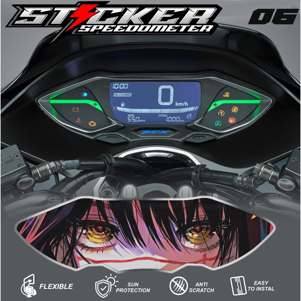 03 STICKER PELINDUNG SPEEDOMETER PCX 160-STICKER ANTI GORES SPEEDOMETER PCX 160