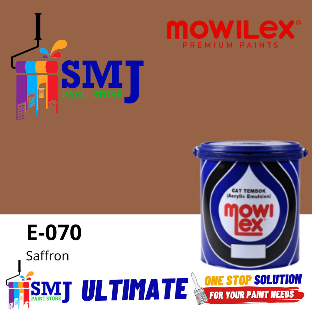 Cat Tembok Interior MOWILEX EMULSION Warna Saffron E070 1L