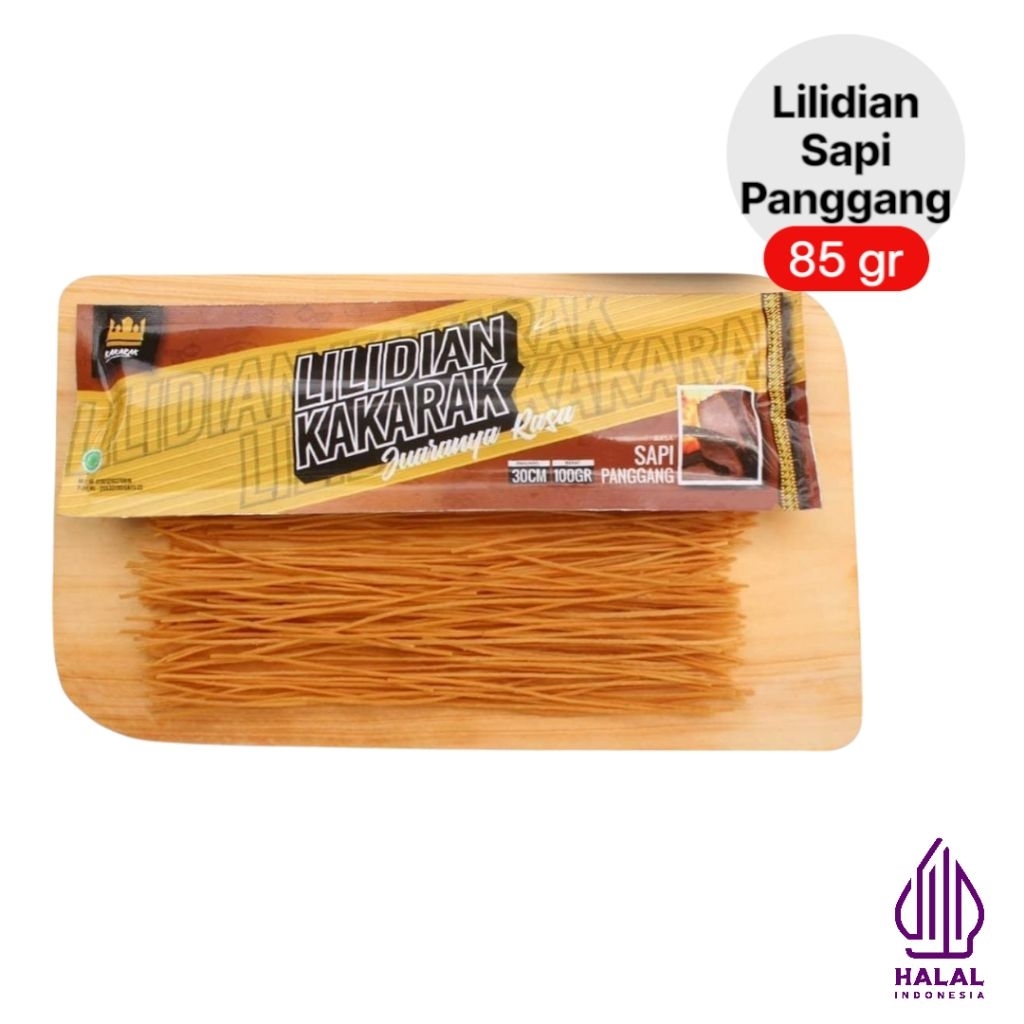 

Kakarak Lilidian 85gr - Sapi Panggang