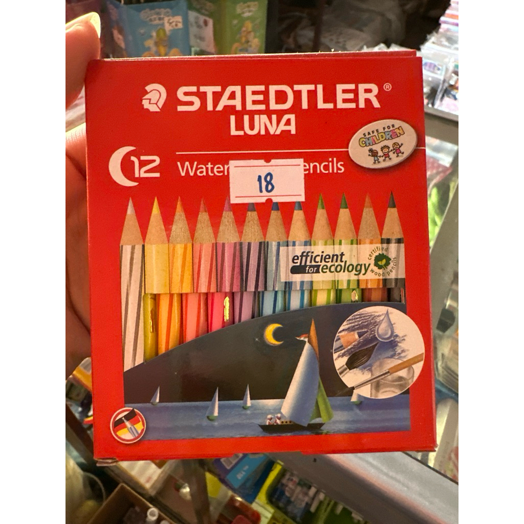 

Pensil Warna Staedtler Luna Watercolour Pencils Ukuran Kecil