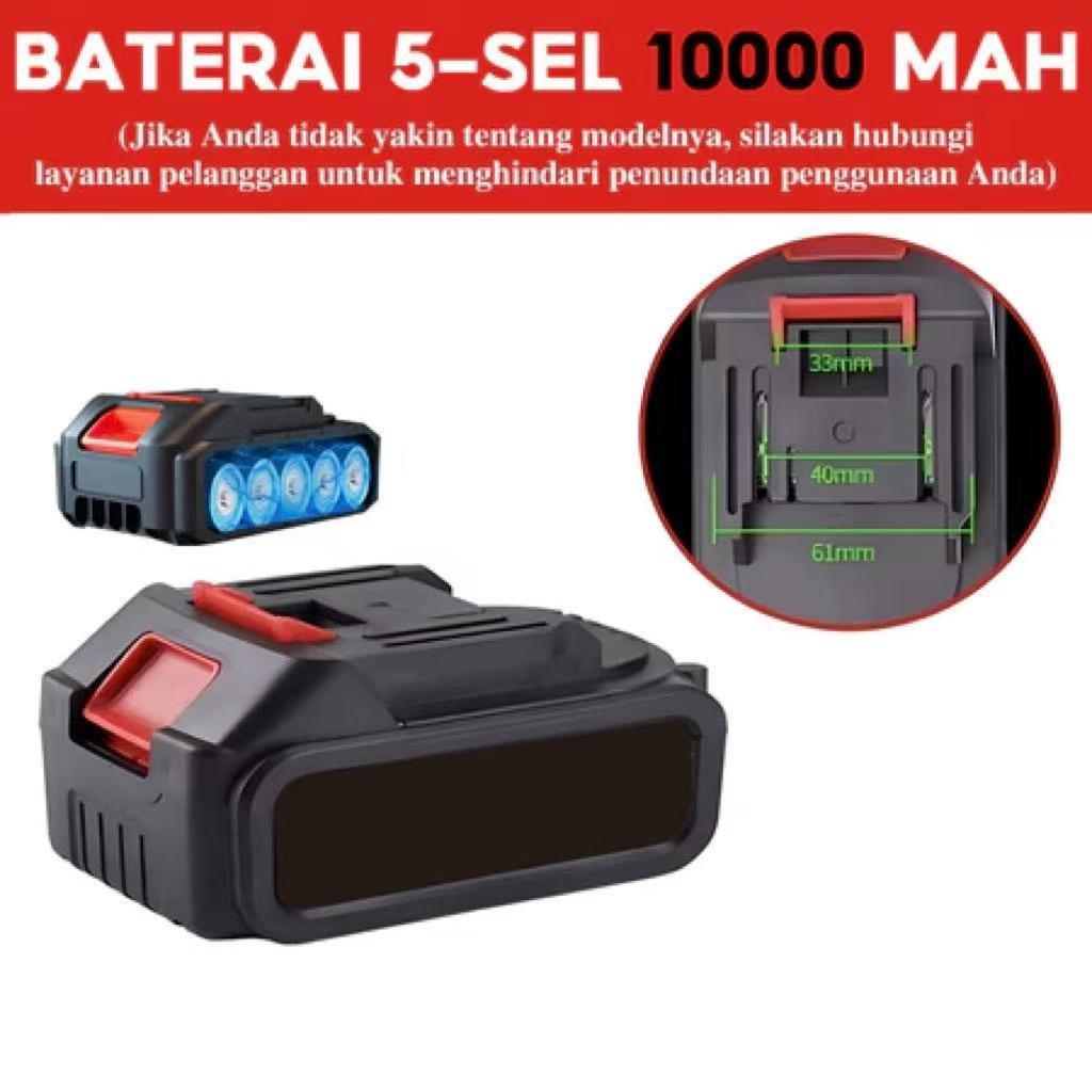 baterai asli  Tekanan Tinggi Alat Cuci Motor Mobil AC Steam Mesin Cuci Steam Mobil dan Motor Mini Po