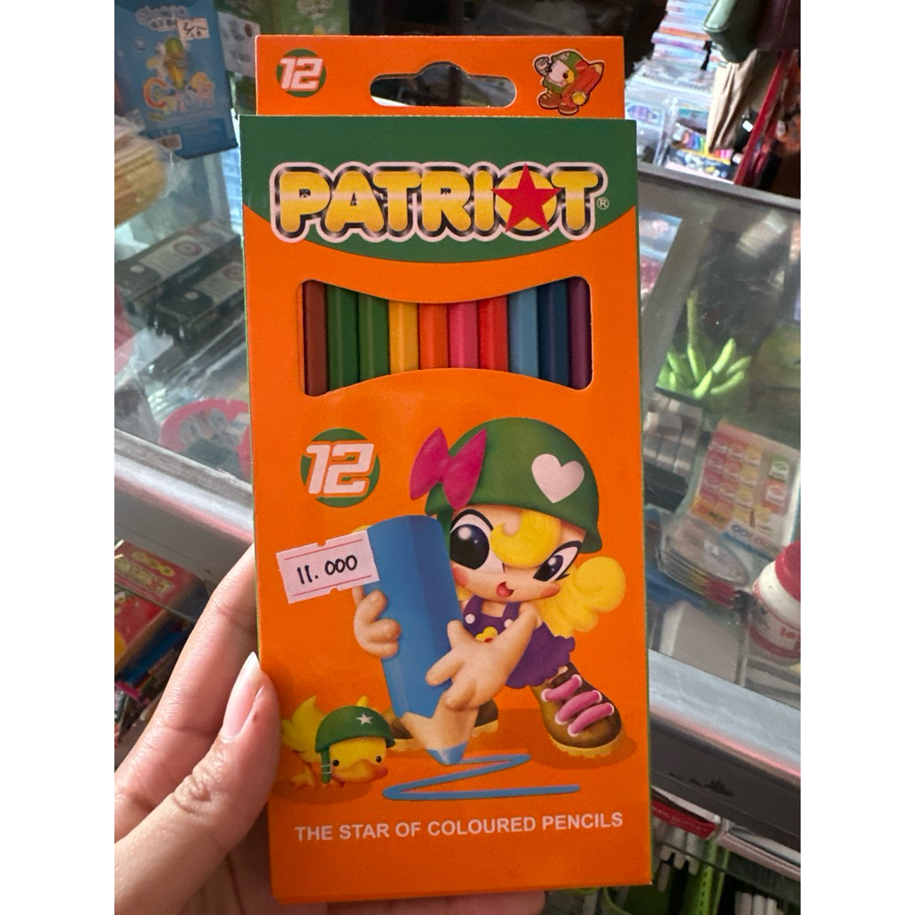 

Pensil Warna Patriot isi 12 Warna Murah